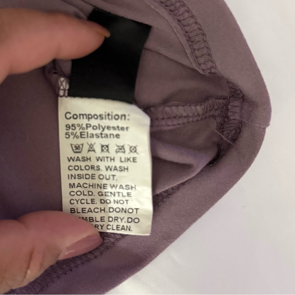 SHEIN 2p Bundle - Purple & Green Short Sleeve Crop Tops - Picture 7 of 13